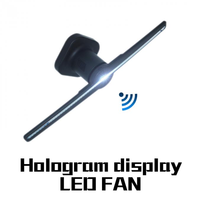 Modelo olográfico de WIFI de la fan del holograma 3D de la exhibición 3D los 43CM del holograma de la publicidad